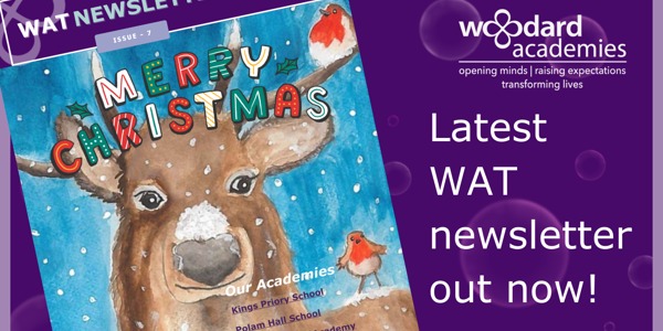 Latest newsletter out now. Merry Christmas from all at Woodard Academies Trust!