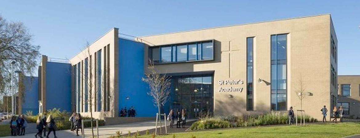 St Peter's Academy Building Banner